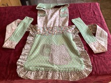 Bespoke 100% Cotton Country Kitchen Apron In Exc. Condition