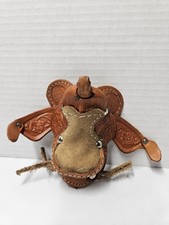 Mini  Mexican Leather Saddle