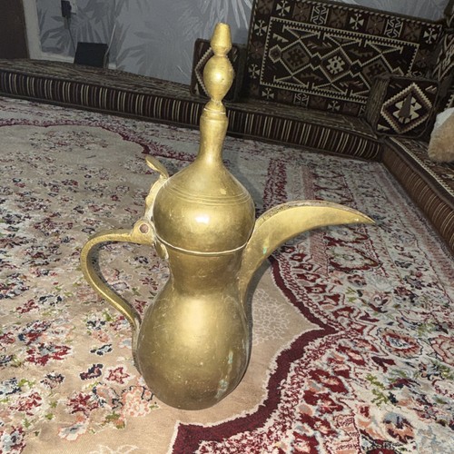 Brass arabic style dallah - brass,