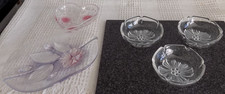 Vintage Mikasa Walther Glass Bowls Dish & Serving Platter