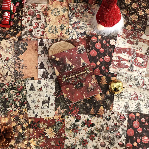 Vintage christmas junk - vintage, journal