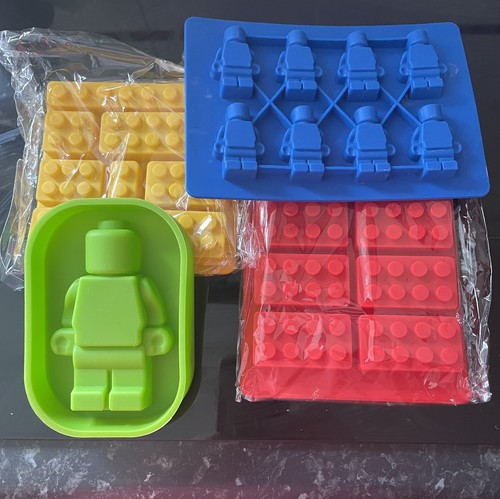 Lego shaped silicon moulds - shaped,