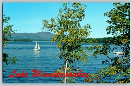 Postcard sailboat and power - postcard,