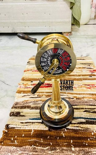 Vintage brass ship engine - vintage,