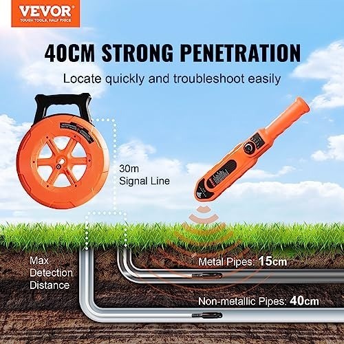 Pipe locators 100ft - 100ft/30m, pvc