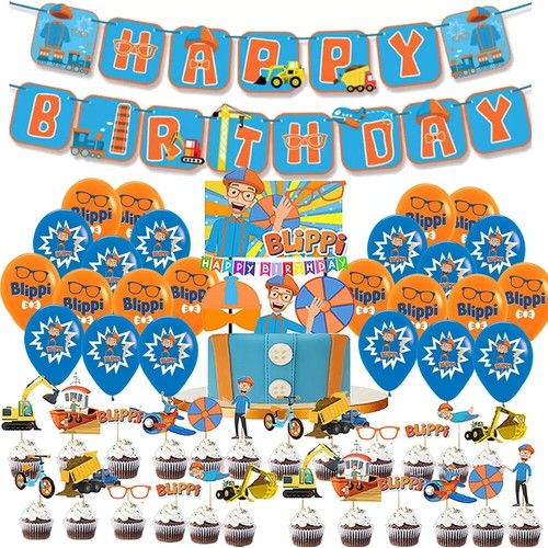 Blippi balloon party - balloon,