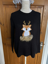 Xmas Jumper Size S 12  Black