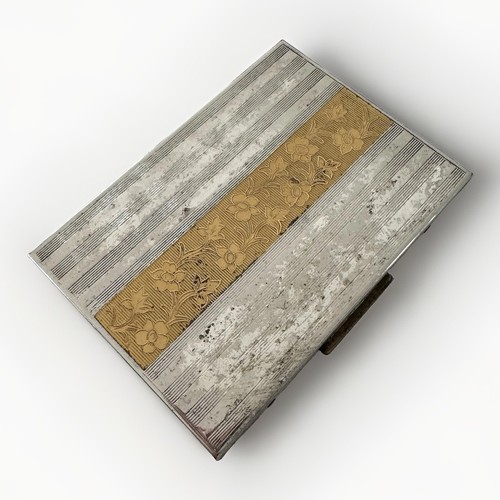 Vintage cigarette case silver - cigarette,
