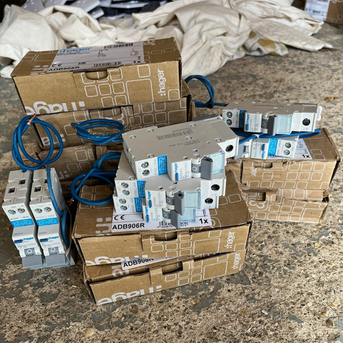 Hager adb906r rcbo - 1p+n, b
