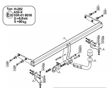 Swan Neck Tow Bar For Hyundai