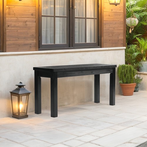Wooden porch bench 40in - wooden,