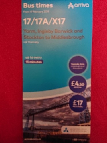 Arriva north east timetable - north,
