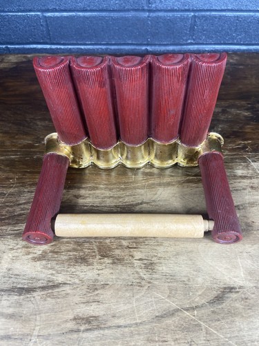 Faux shotgun shell toilet