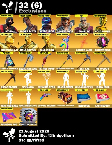 Stacked sweaty account - fn,