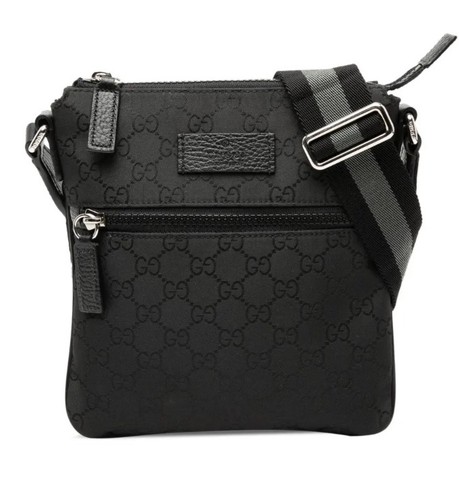 Gucci nylon leather - gucci, crossbody