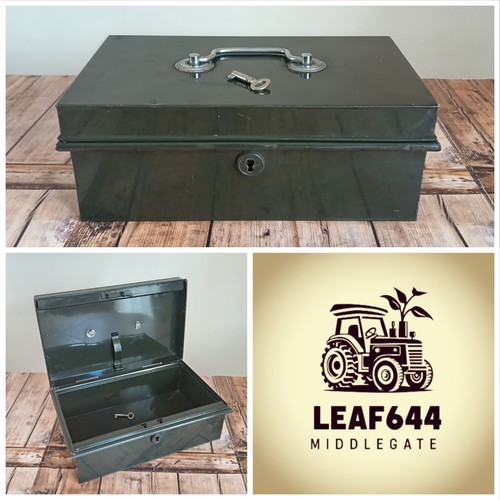 Victa metal cash box green - victa,