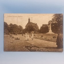 Reading Postcard 1921 Edwardian Girls In Forbury Gardens Berkshire