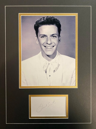 Frank sinatra signed x14 - signed, 18"x14"