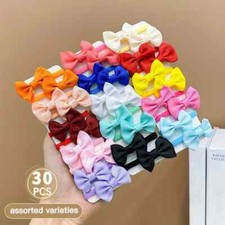 30x Set Girls Kids Bow
