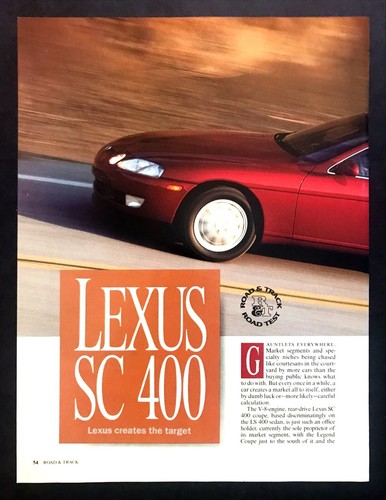1991 lexus 400 coupe - 1991, sc