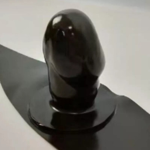 Latex rubber hood with - latex,