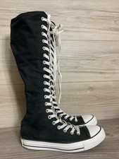 Converse Shoes Women 8 Knee High Black Chuck Taylor All Star XXHi Top Tall Boots