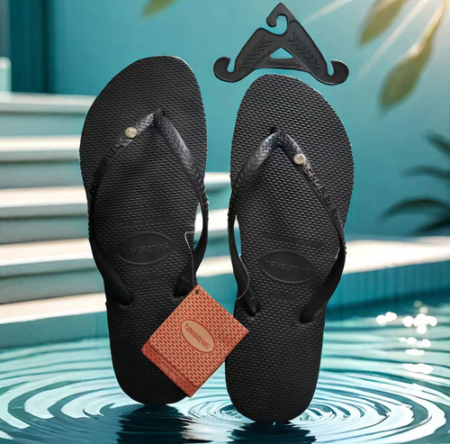 Swarovski crystal flip - flip, flops