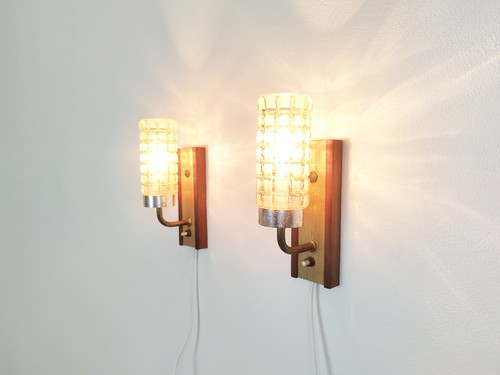 Vintage pair sconces mid - of,