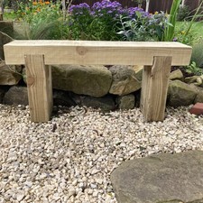 2 Seater Wooden Rustic Garden