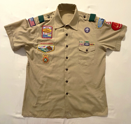1990s boy scout shirt - boy,