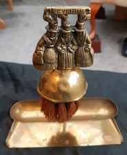 Vintage brass crumb tray and