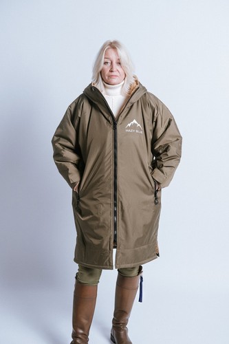 Hazy blue hooded dry - hooded,