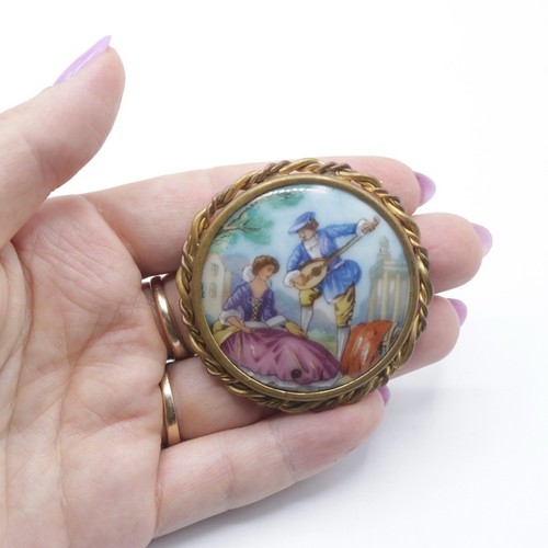 Vintage hand painted limoges - hand-painted,