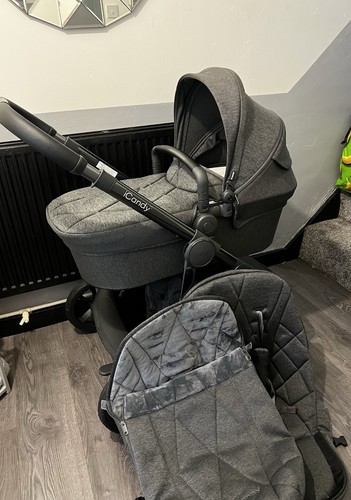 Icandy orange grey pushchair - orange,