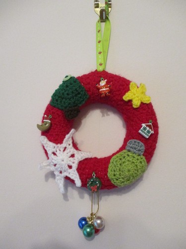 Hand crocheted decorated mini - crocheted/decorated,