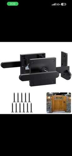 Double side gate latch - double,