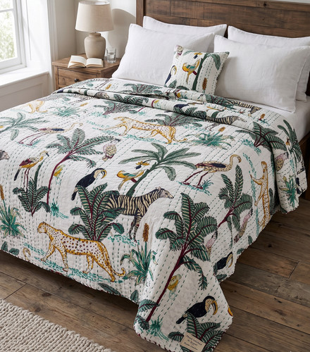 Animal jungle printed - , cotton