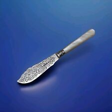 Sterling Silver & Mother of Pearl Butter Knife by Allen & Darwin 1901