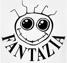 FANTAZIA SMILEY FACE RAVE STICKER DECAL