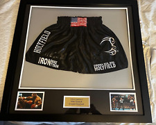 Signed and framed Mike tyson
