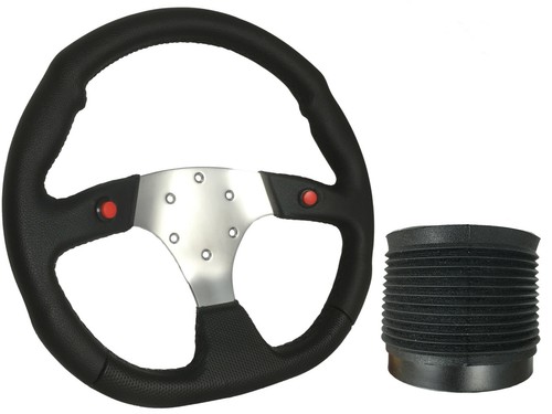 Chrome sports steering - chrome,
