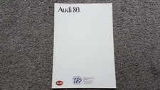 AUDI 80 INC SPORT SALES BROCHURE 1984 1985