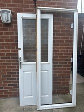 Upvc half glazed external - glazed,