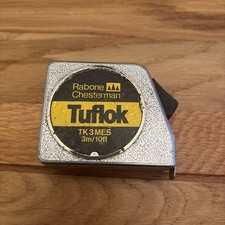 Vintage Rabone Chesterman Tuflok 3m / 10FT Tape Measure Full Working VGC TK3MES