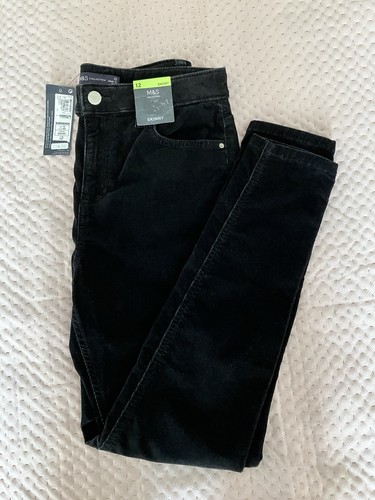 Ladies skinny black cord - ladies,