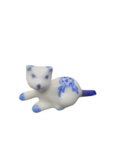 Vintage miniature blue - blue, delft