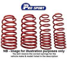 PRO SPORT LOWERING SPRINGS 40MM - VW GOLF PLUS MK5 & MK6 - 1.6, 1.9 & 2.0 TDI