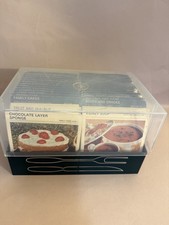 Marguerite Patterns Cookery Cards Club Recipe Card Box 1970