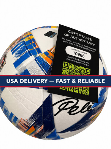 Pelé autographed soccer ball - soccer,