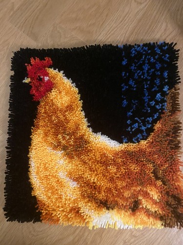 Handcrafted latch hook - handcrafted,